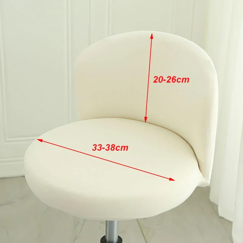 Fashion Universal Circular Arc Elastic Chair Cover Plant Print Stretch Seat Slipcovers for Computer Office Bar Wedding Banquet