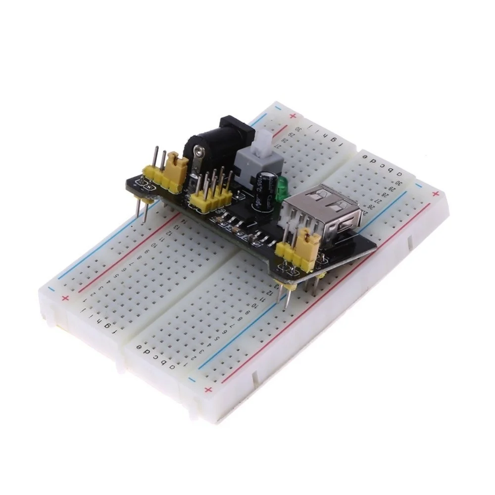 MB-102 MB102 Breadboard 400 Point Solderless PCB Bread Board Test Develop DIY for Arduino Laboratory