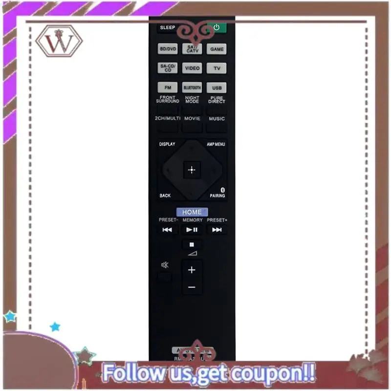 ABBG-Сменный пульт дистанционного управления RMT-AA231U для AV-ресивера Sony, система домашнего кинотеатра STR-DH770 STRDH770