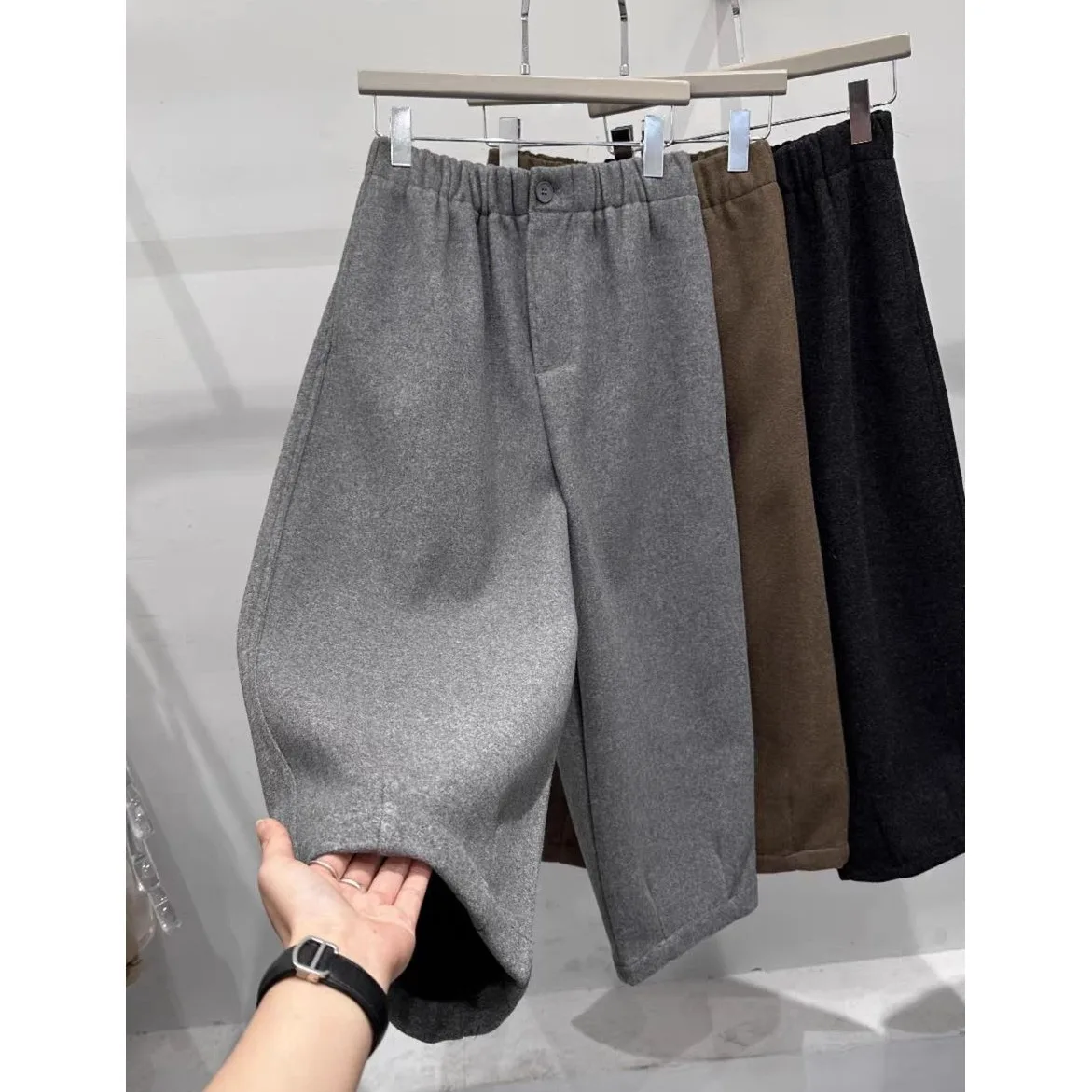 

Loose Wide Leg Harlan andma Casual Pants Thiened Autumn Winter plus Size 40 50 60 70 80 90 200 20 220 230 240 250 ...