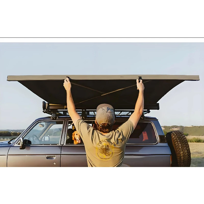 

Camping Retractable Waterproof Sun Protection Car Side Roof Awning Outdoor Tents for SUV