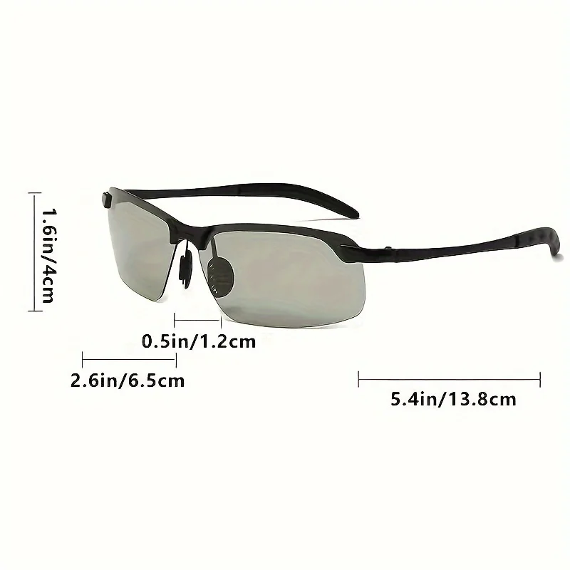 Photochrome polarisierte Fahrbrille für den Außenbereich, ultraleichte Anti-Strahlungs-Brille, Angeln, Wandern, Sonnenbrille, Fahrerbrille – Detail 6