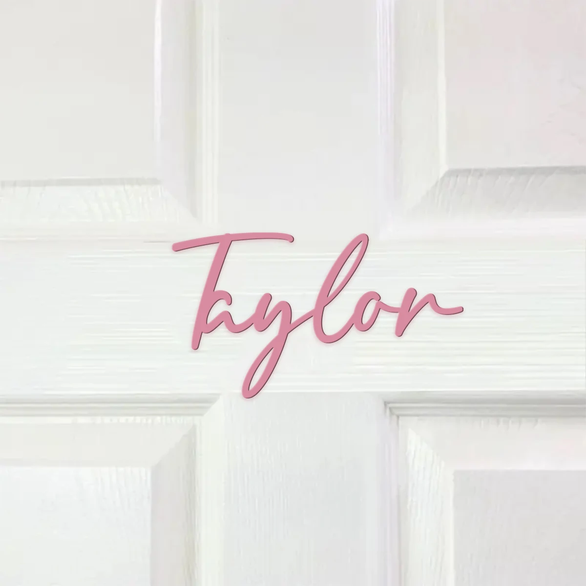 1PC Acrylic Custom Name Tag Taylor example Classic Style Sign Laser Cut Name Plaque Hanging art Sign