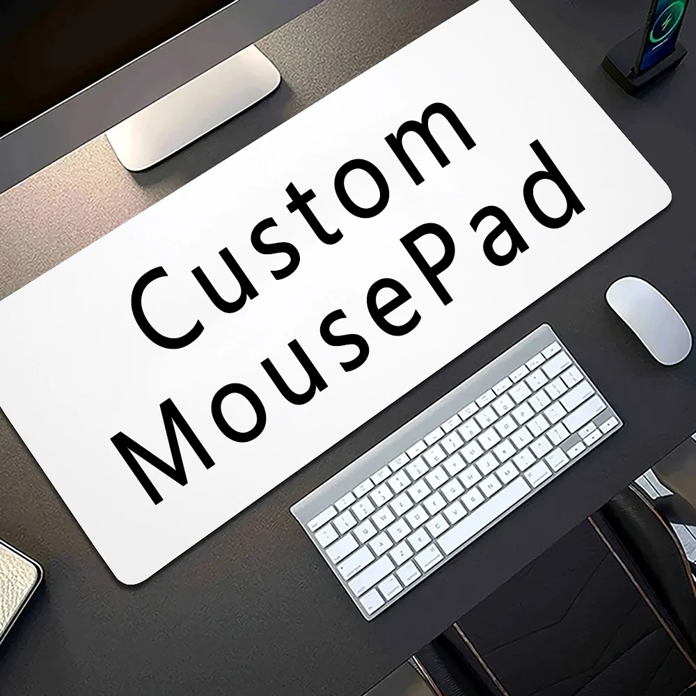 Custom Mouse Pad Print Diy Large Playmat White Round or Rectangular Size Gamer Office Mousepad Bulk Discounts Desk Mat