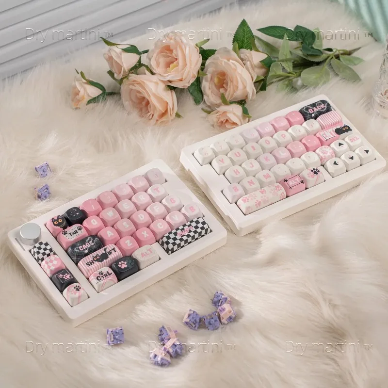 GMK70 แยกคีย์บอร์ดแม่เหล็กบลูทูธแบบมีสาย 2.4G Hot Swap Tri โหมดคีย์บอร์ดชุด RGB คีย์บอร์ดชุดอุปกรณ์เสริมสําหรับเล่นเกม