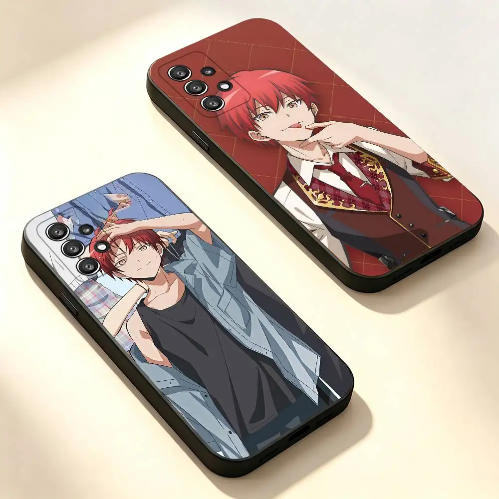 Assassination Classroom Karma Akabane Black Soft Protective Case For Samsung Galaxy S30, 25,24,23,22,21,20,10 Ultra Plus Lite FE