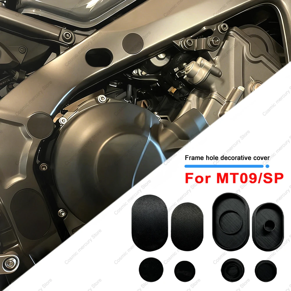 

MT09 SP Frame Hole Cover Caps Plug Motorcycle Frame Cap Decoration Kit For YAMAHA MT 09 MT-09 SP 2021 2022 2023 2024 2025