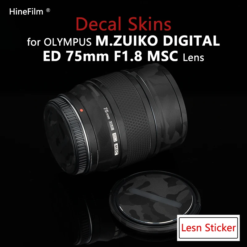 

olympus 75 F1.8 Vinyl Wrap Skin for Olympus M.ZUIKO Digital ED 75mm f1.8 Lens Premium Decal Skin Protective Cover Sticker