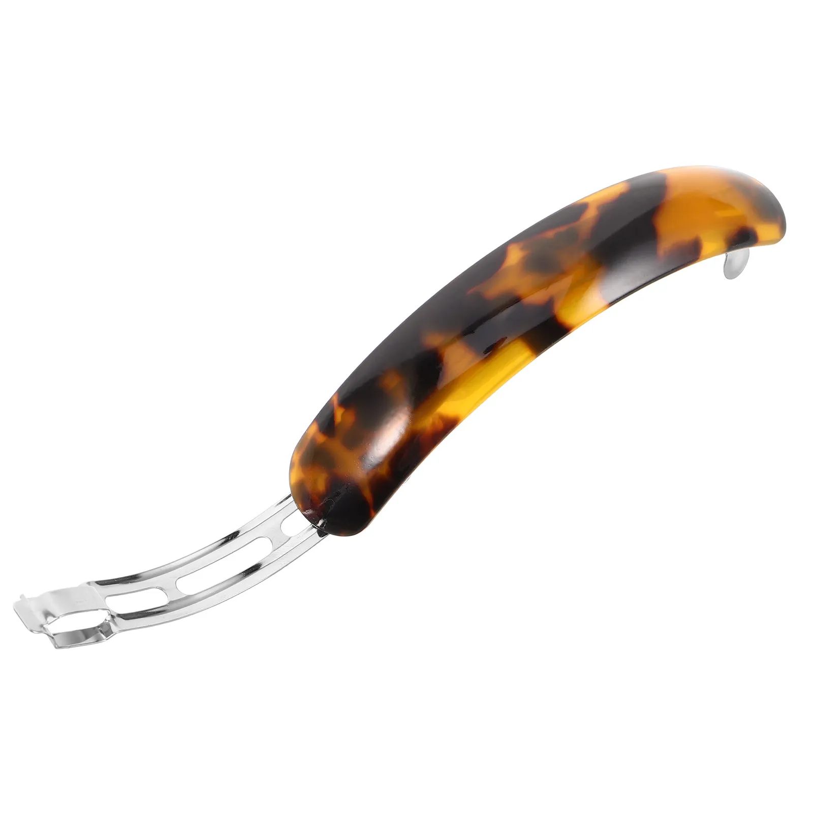 Leopard Print Snap Clips For Women Vintage Pins Stylish Updos Durable Spring Design Hair Clips For Thin Hair Decorative