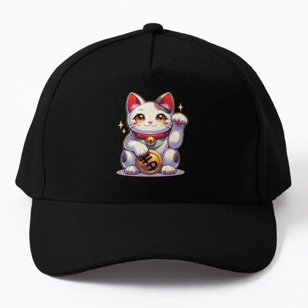 Cute Manekineko  Baseball Cap Hat Spring  Sun Czapka Solid Color Sport Fish Hip Hop Snapback Mens Casquette Printed Bonnet