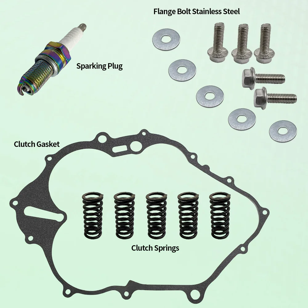 Clutch Kit Heavy Duty Springs & Cover Gasket For Yamaha Raptor 660 660R YFM660R 2001 2002 2003 2004 2005