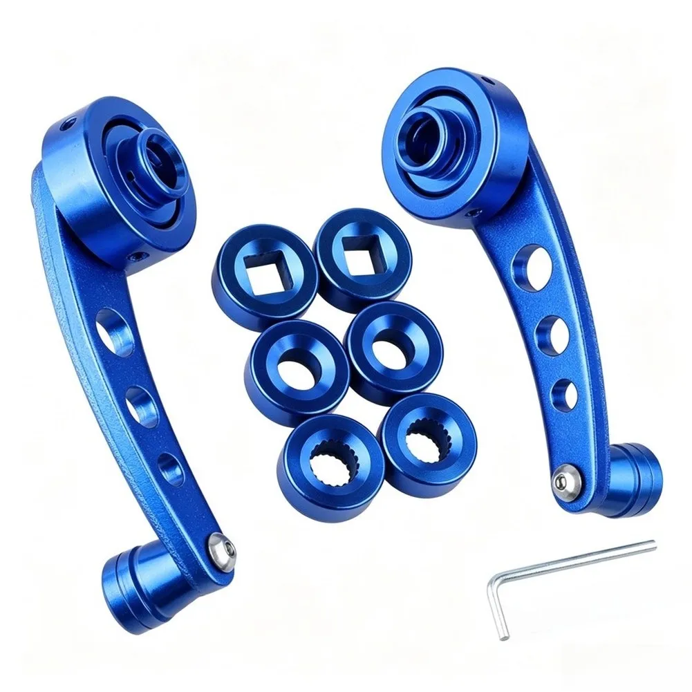 Auto Glass Crank Car Window Crank Aluminum Alloy Construction Easy Installation Process Ergonomic Car Window Lever