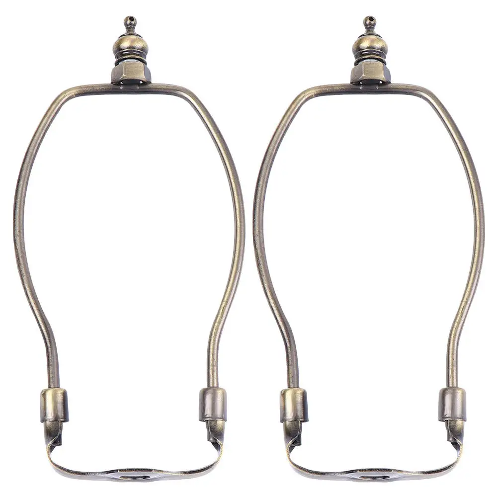 

2Pcs Lamp Shade Harp Bracket Heavy-Duty Alloy Lampshade Holder for Table Lamps Floor Lamps Home Office Decor Lamp Repair Kit