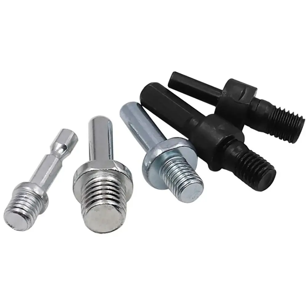 4Pcs Power Tools Accessories Conversion Lever Hand Electric Drill Polisher Hex Shank Conversion Rod Polishing Wheel