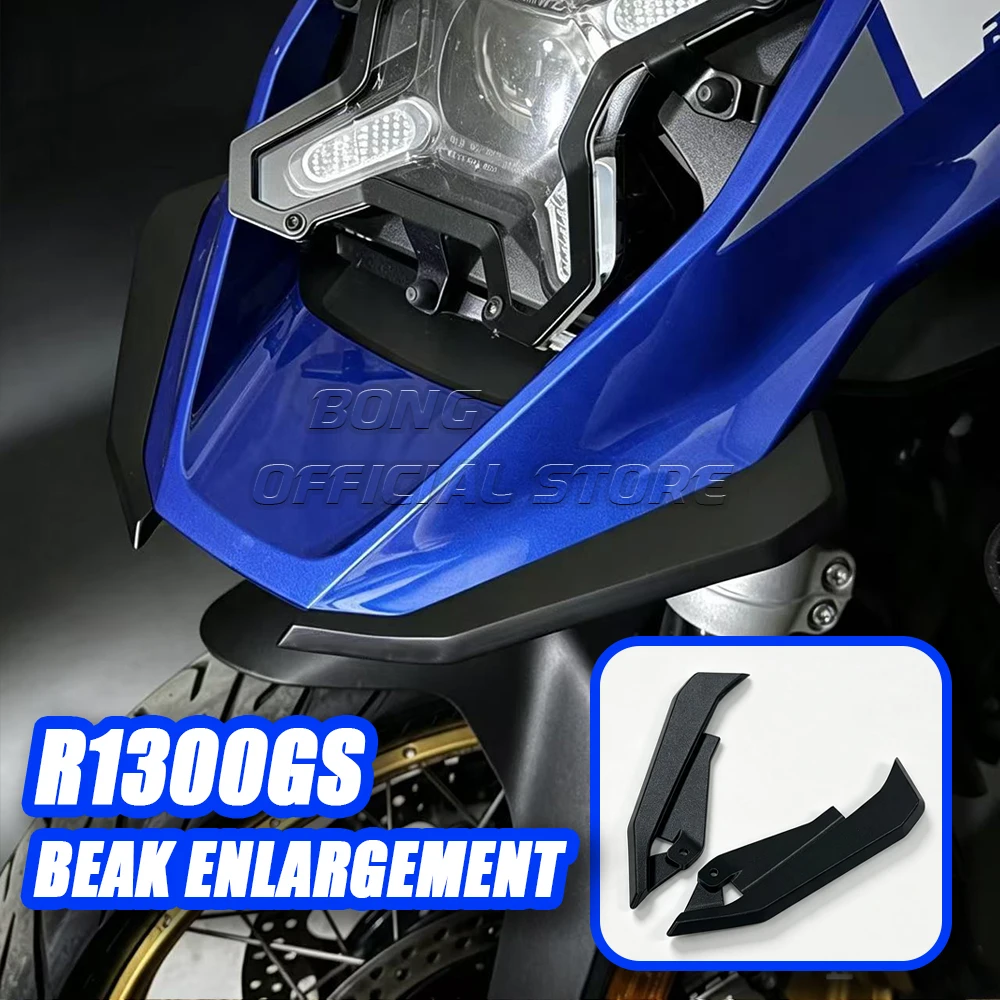 Für BMW R1300GS Frontschutzblech-Verlängerungspaket, Schnabelvergrößerung für R1300GS, Spoiler, Frontflügel, Frontdiffusor, Frontlippe