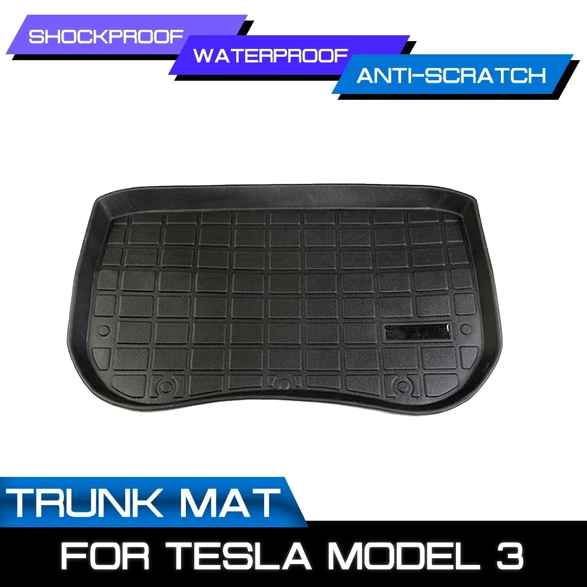 

Fit For Tesla Model 3 Front Cargo Floor Mat TPE Waterproof Tray Trunk Anti-dust Boot Cargo Line Car Accessories Custom
