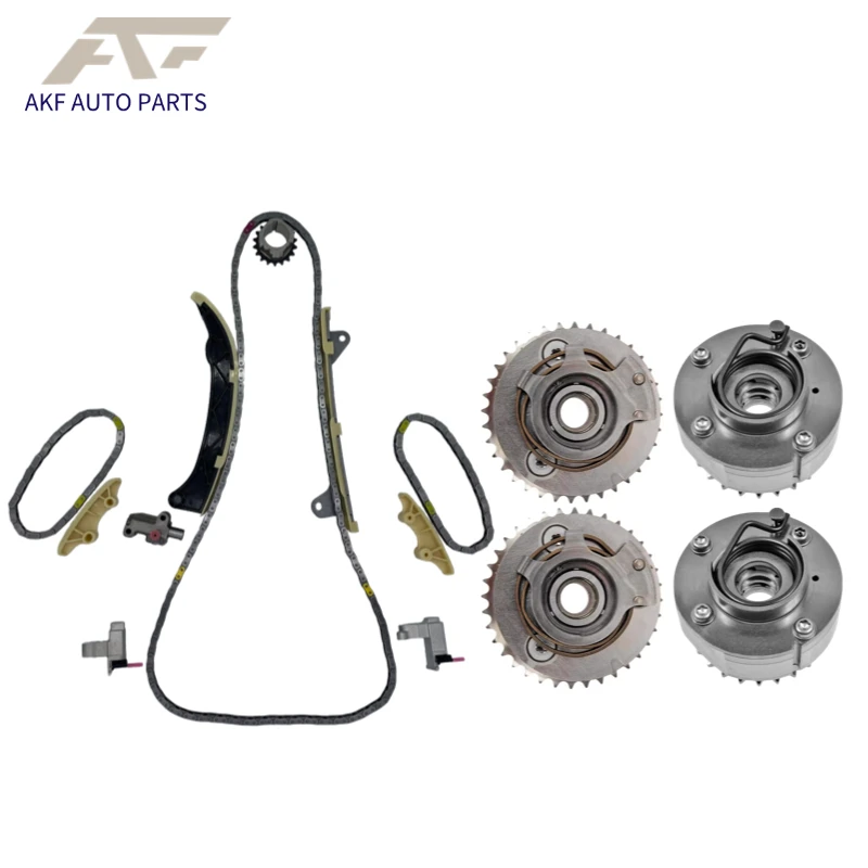 

7GR 2GR Engine 13506-31060 13050-31200 13070-31070 Car Engine Timing Chain Kit with Guide Tensioner VVT Sprocket for 3.5L