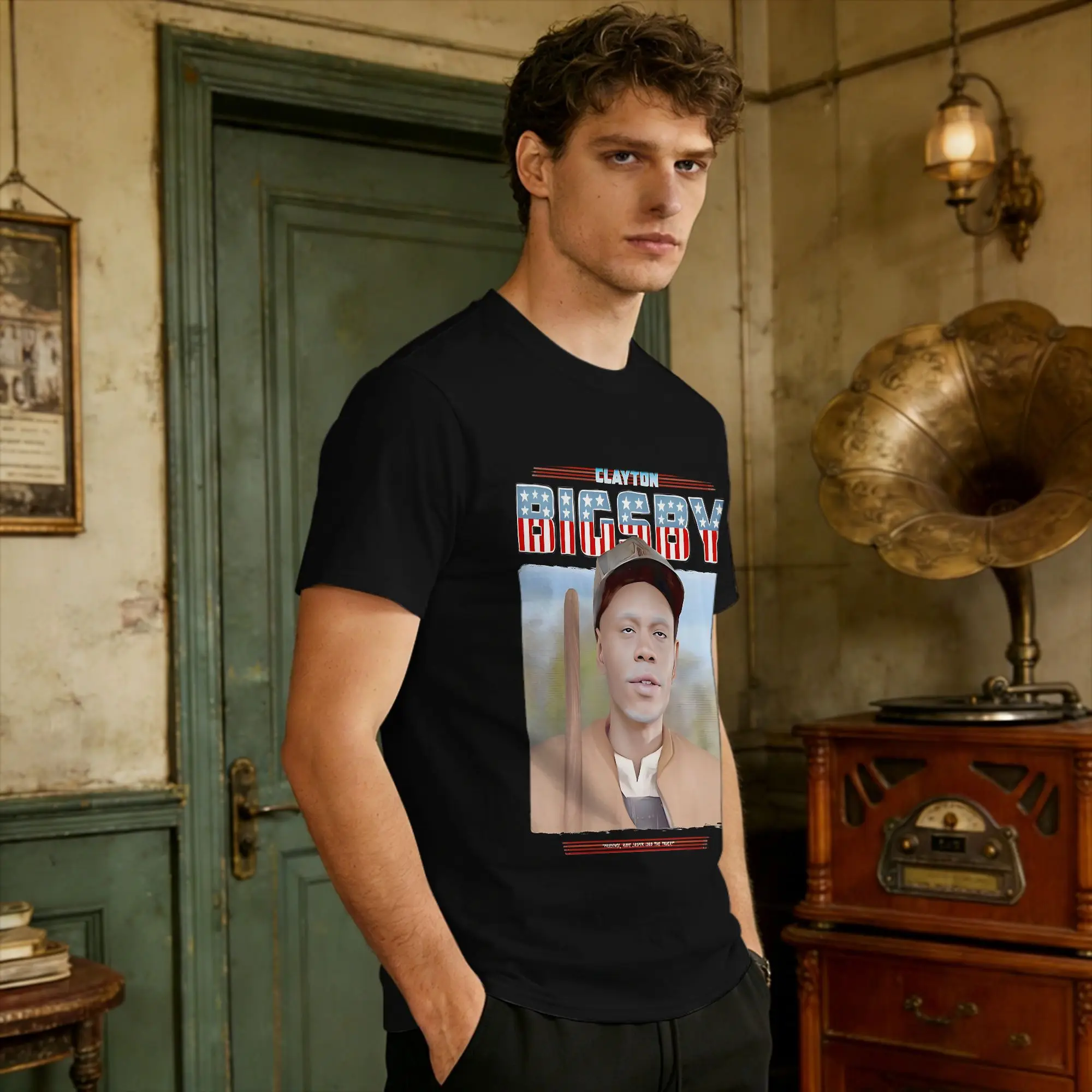 Men Women's T Shirt Chappelle Show T Shirts Trendy Cool Clayton Bigsby Summer Tees Y2K Retro 100 Cotton Clothing Birthday Gift