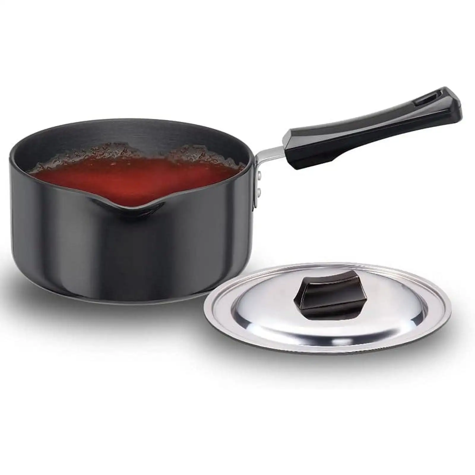 

Hard Anodised Ezee Pour 2 Quart Saucepan with Lid