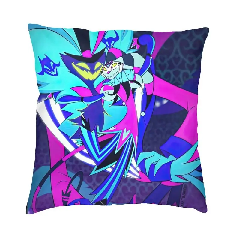Vibrant Fizzaroli Helluva Boss Animated Horror Musical Throw Pillow Case Home Decor 3D Double Side Print Cushion Cover for Sofa
