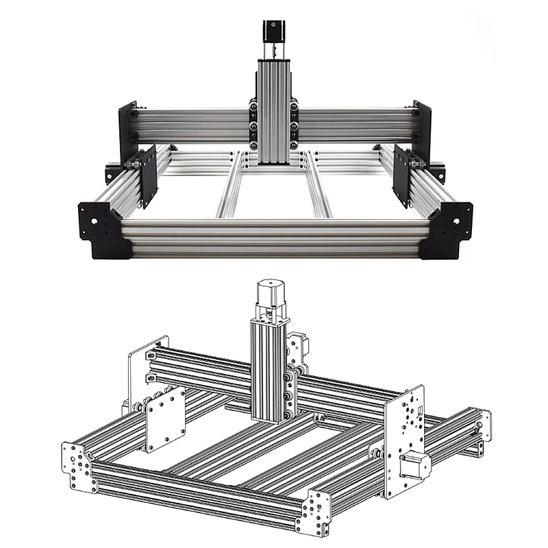 CNC Router Frame Kit DIY Wood Engraver Laser Engraving Machine Rack 500*750mm 750*1000mm 1000*1000mm 1000*1500mm 1500*1500mm