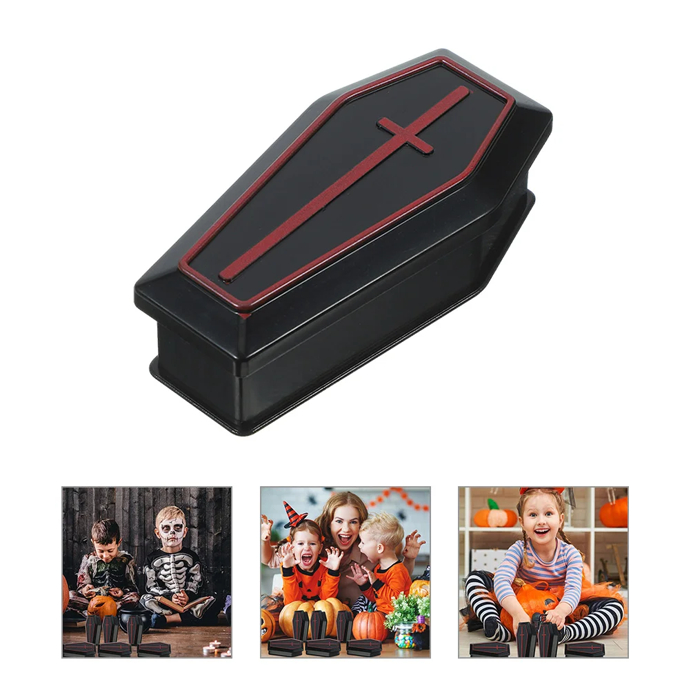 

20 Pcs Tricky Props Halloween Coffin Adornments Miniature Boxes Toy Prank Plastic Funny Party Favors Child Toys