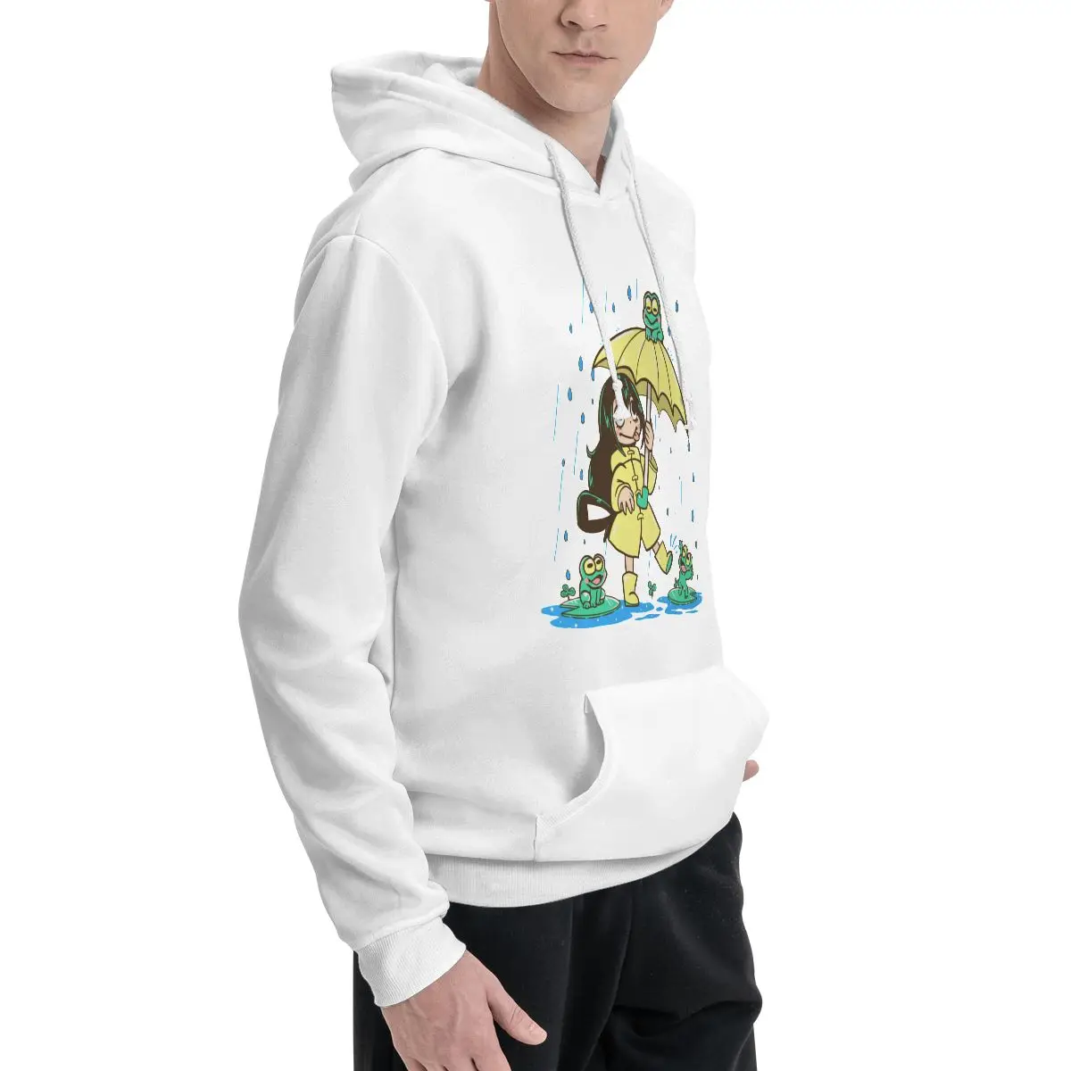 Asui Tsuyu Best Frog Girl Warm Sweatshirts Men'sBoku No My Hero Academia Manga Oversized Hoodie Winter Pullovers