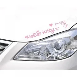 Sanrio Hello Kitty Kawaii Anime decoración de coche pegatina Universal pegatinas de coche a prueba de agua puerta de coche cubierta de estilo lindo 2024