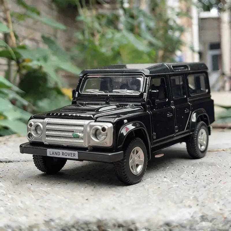 

1/36 Land Rover Defender SUV, модель автомобиля из сплава, литье под давлением, металлические внедорожники, модель автомобиля, высокая коллекция моделирования, детская игрушка в подарок