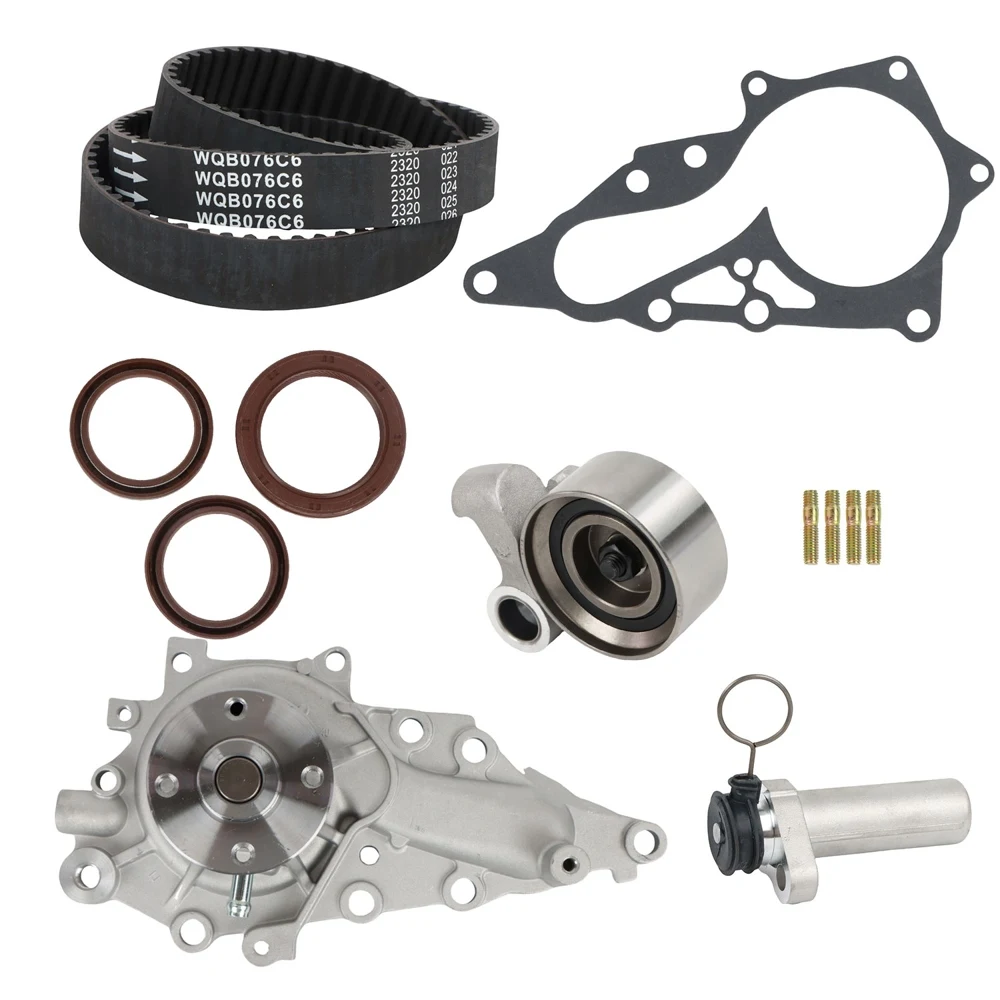 DPGKITS Kit de correa de distribución bomba de agua para 1998-2005 Lexus GS300 IS300 3.0L l6 GAS DOHC TCKWP215 TBK215 TS26215 ITM215 TS215WPHT-2