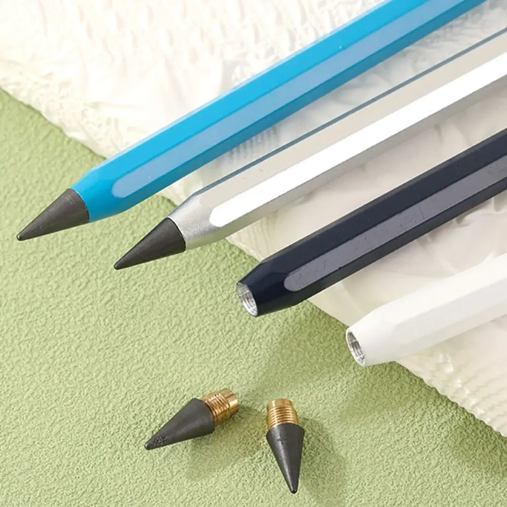 Durable Metal Pencil No Ink Non-Sharpening Eternal Pencil Infinity Pencils Students