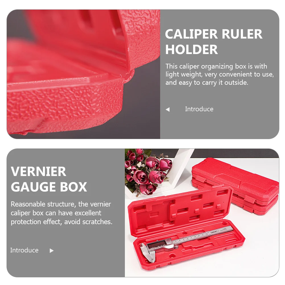 Digital Caliper Storage Box Plastic Tool Organizer Lightweight Case For Vernier Caliper Holder Portable Measuring Tool