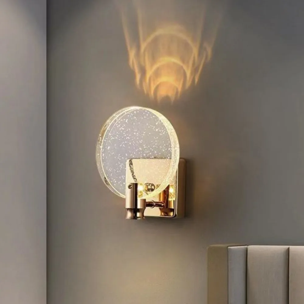 

LED Luxury Wall Lamp Modern Gold Wall Light Indoor Lighting Wall Sconce Home Decor for Living Room Bedroom Bedside Stairs