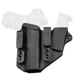 Only For Glock G19 19x 23 32 45(Gen 5 4 3),9mm,IWB Kydex Holster Compatible with Holster and Pouch, Adj. Cant,Right hand