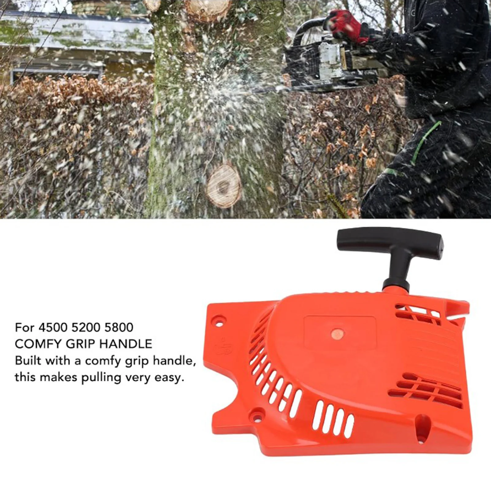 Chainsaw Plastic Hand Puller Easy to Use Plastic Puller Plate Starter for Household Practical Tools