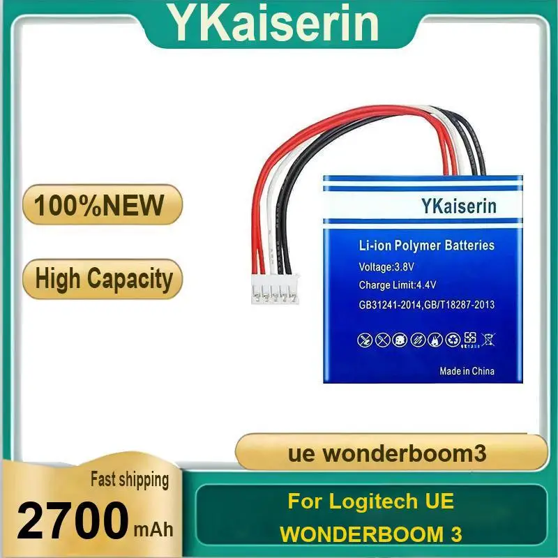 

Safe And Reliable For Logitech UE Wonderboom 3 Wonderboom3 Environmentally Friendly 2700Mah Bluetooth Speaker Components Battery