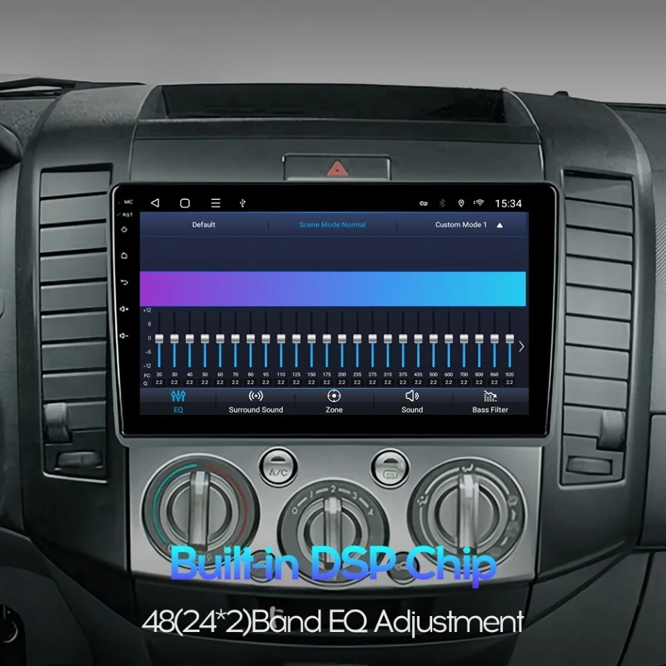 Carplay Auto For Ford Ranger Mazda BT50 2006 - 2012 Car Radio FM AM Audio DVD Cassette GPS Navigation Monitor 4G Lte WiFi RDS BT view 5