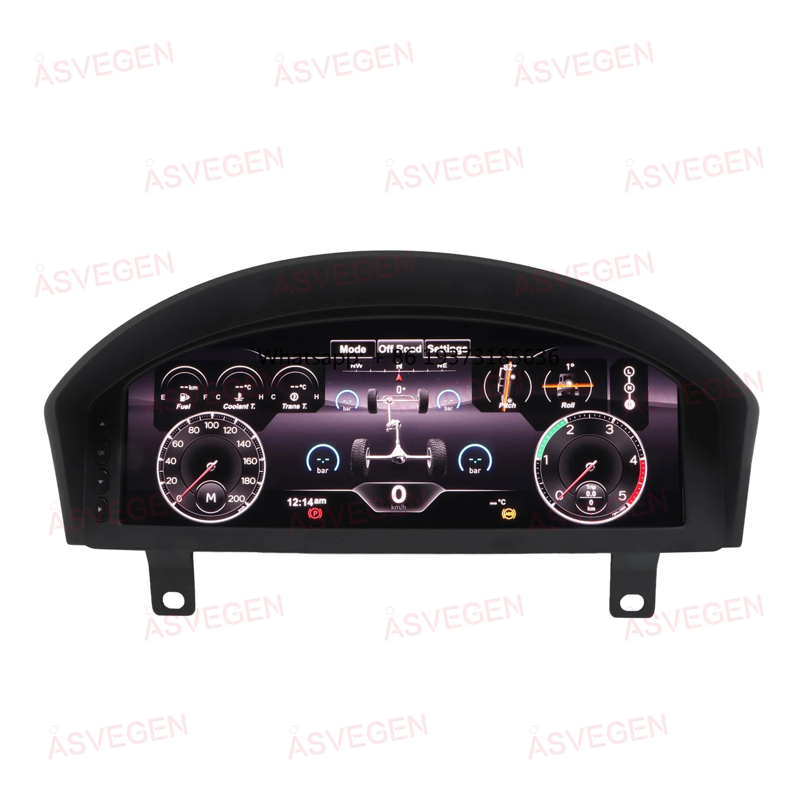 

12.3 Inch Digital Cluster Speed Meter Unit Car Dashboard Display Screen for Land Rover Defender 2012 2013 2014 2015 2016
