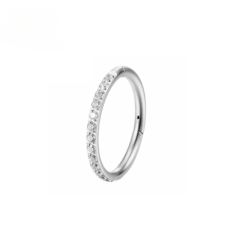 Surgical Steel Nose Rings Hinged Segment
