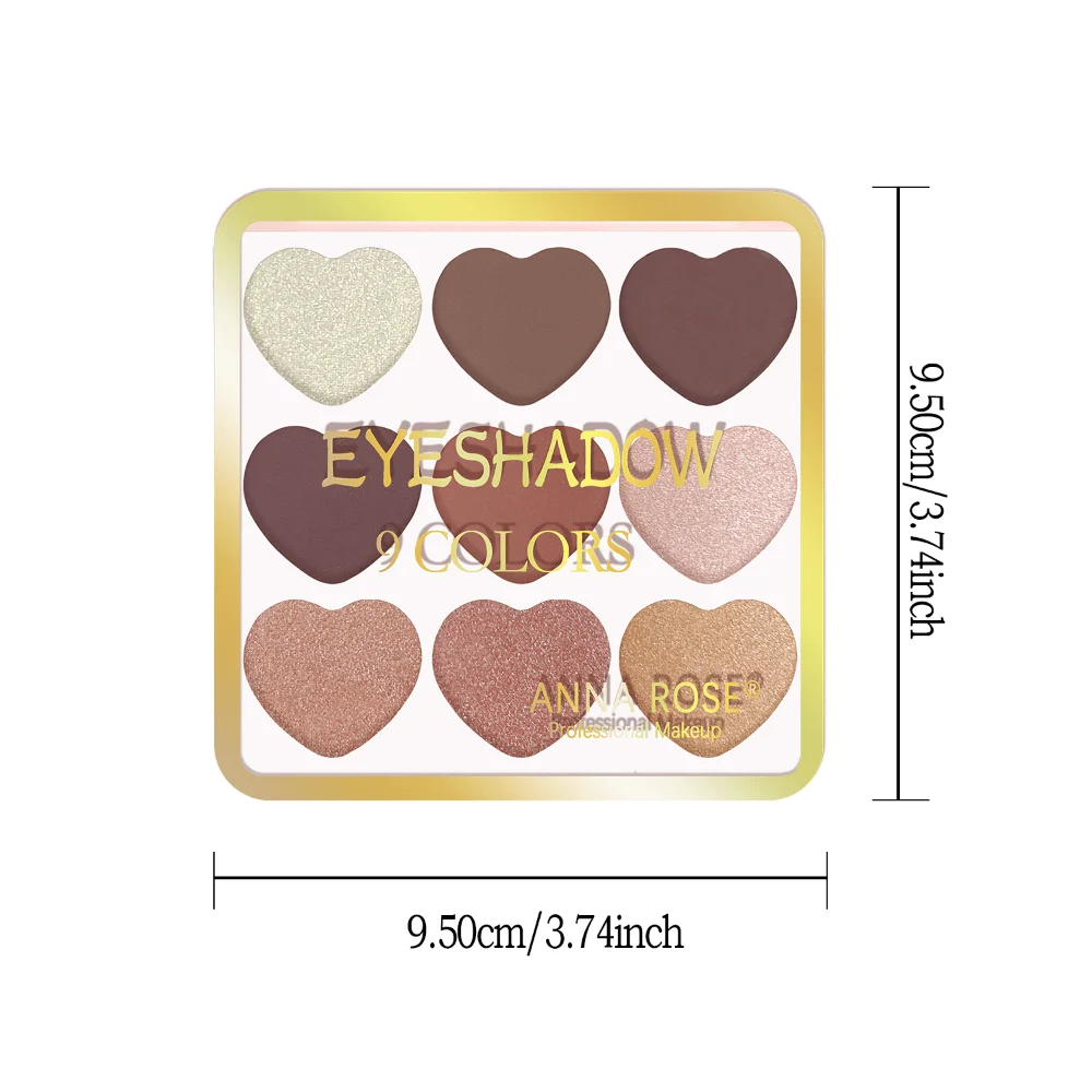 لوحة ظلال عيون توهج رمادي داكن غير لامع ولؤلؤ معدني، مقاومة للماء، تفتيح العين وإخفاء الوجه، هدية عيد الحب