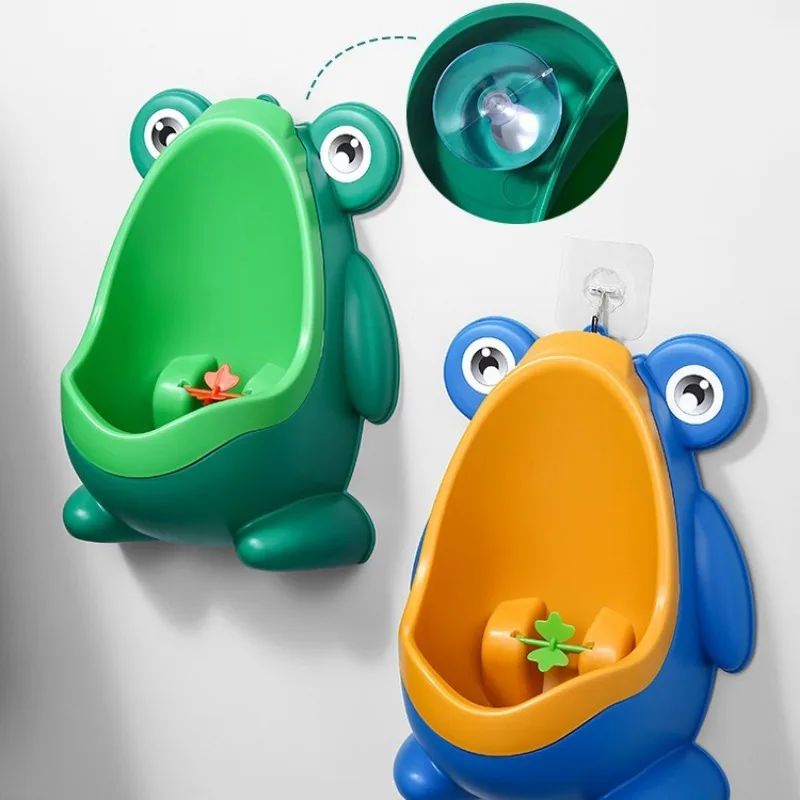 Baby Urinals Boy Urinal Boy Wall-hanging Frog Cartoon Child Urinals Pot Boy Standing Urinal Basin Travel Potties Toilet Training