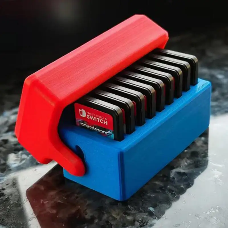 

Чехол для игровых карт Switch2 для NS Switch 2 игровых карт Micro SD, чехол для картриджа Switch 2 с 10 игровыми картами для хранения