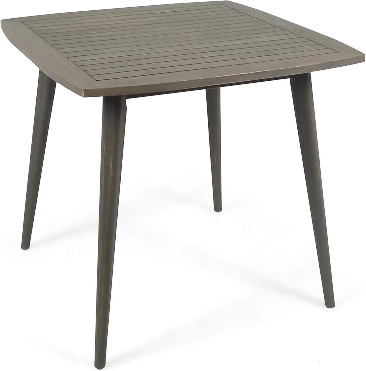 

Caleb Indoor Square Acacia Wood Dining Table, Gray, Finish