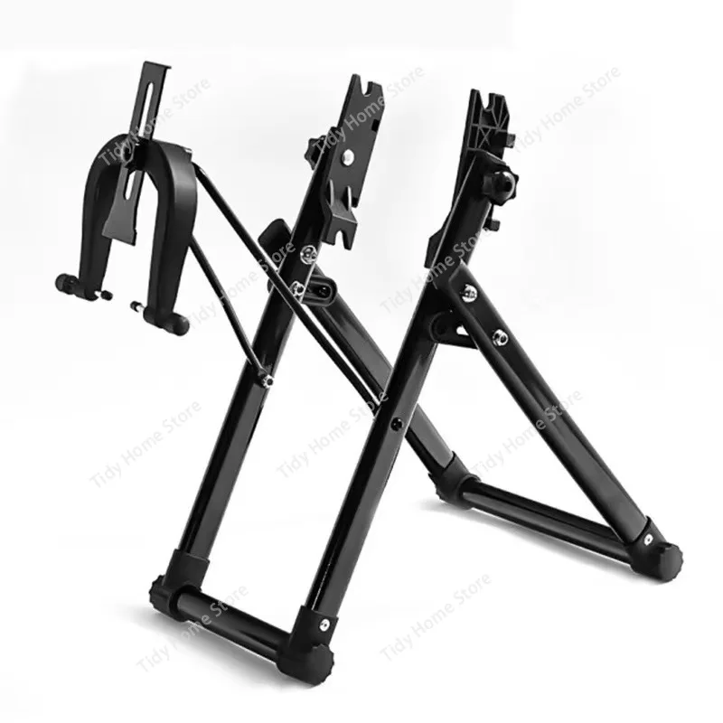 

Folding bicycle rim table, repair tool, wheel hub aligner, only for quick release bicycles