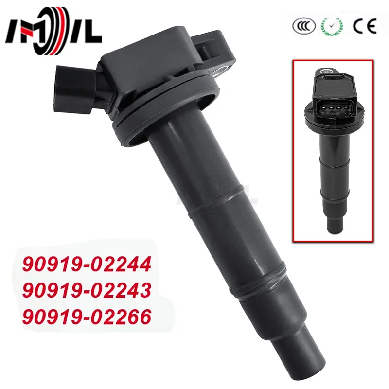 

High quality 1/4 Ignition Coil For Toyota Avensis Camry RAV4 Corolla ES240 ES350 90919-02243 9091902244 90919-02244 Auto Part