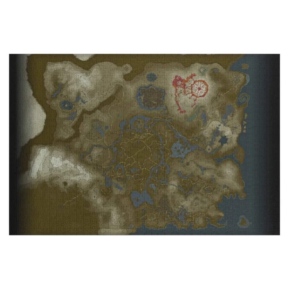 

LoZ BOTW Map Jigsaw Puzzle Custom Name Wood Customizable Gift Toys For Children Puzzle