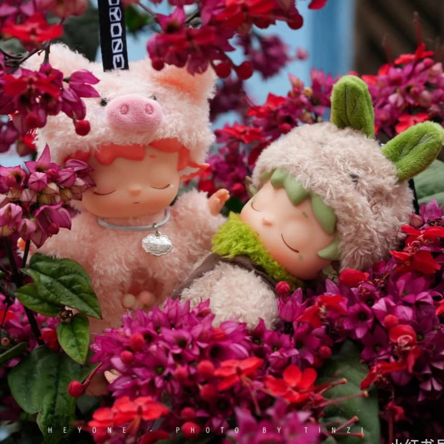 

Подлинная серия Heyone Mimi Wushi Xiaoyaoguai, слепая коробка Kawaii, экшн-фигурка аниме, виниловая плюшевая кукла, коллекция игрушек, подарок