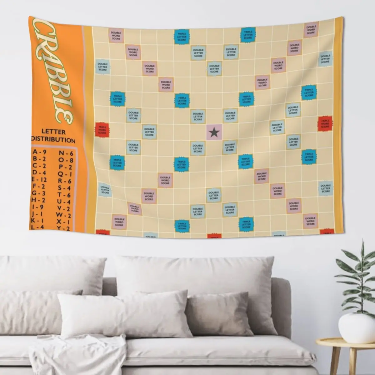 

Scrabble Tapestry Home Decorations Aesthetic Room Decorations Tapestry