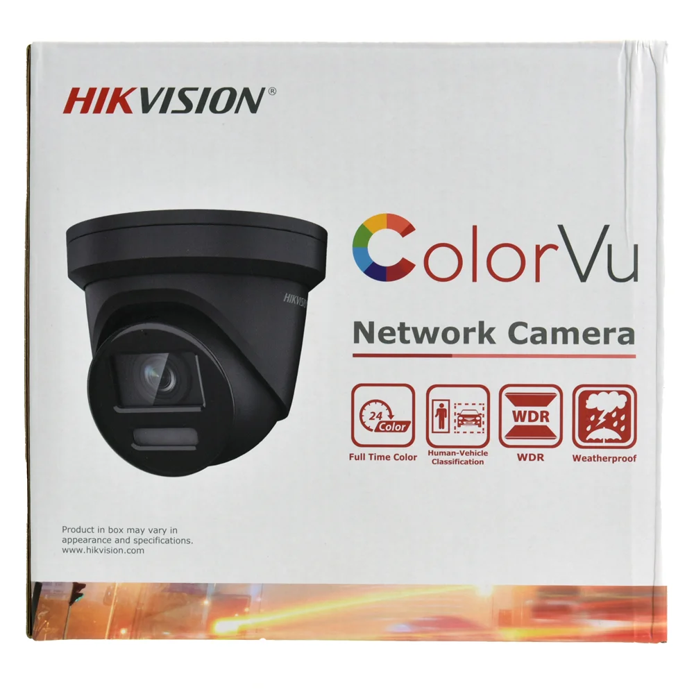 Imagem -06 - Hikvision-câmera ip de Vigilância de Segurança ao ar Livre Imagem Colorida Microfone Embutido Colorvu Acusense Ip67 8mp 4k 24 7