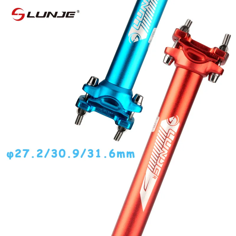 Seat Post MTB Aluminum Seatpost Bicycle Road Bike Seatpost 27.2/30.9/31.6*400mm Bicycle Seat Tube Ultralight Cycling Parts